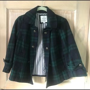 Heritage Plaid Peacoat